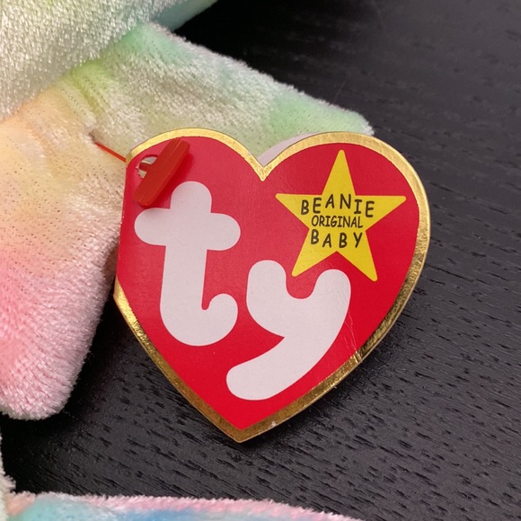 TY Beanie Baby “Neon” the Rainbow Seahorse - 1999 - Picture 5 of 10